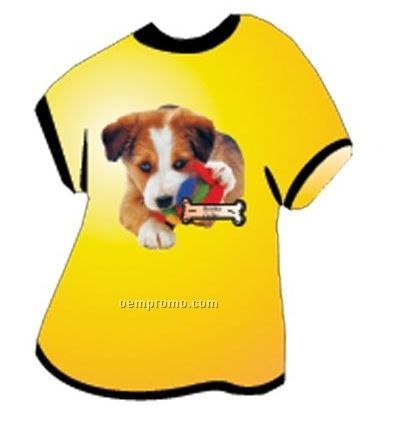 Border Collie Dog T Shirt Acrylic Coaster W/ Felt Back