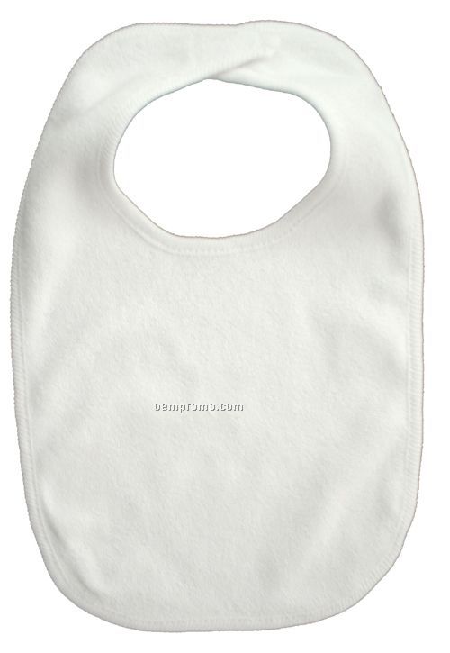Solid White 2-ply Terry Bib