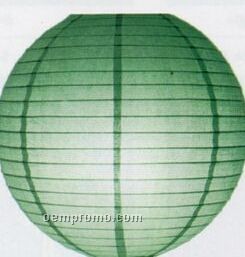 18" Diameter Chinese Lantern With Parallel Ribbing