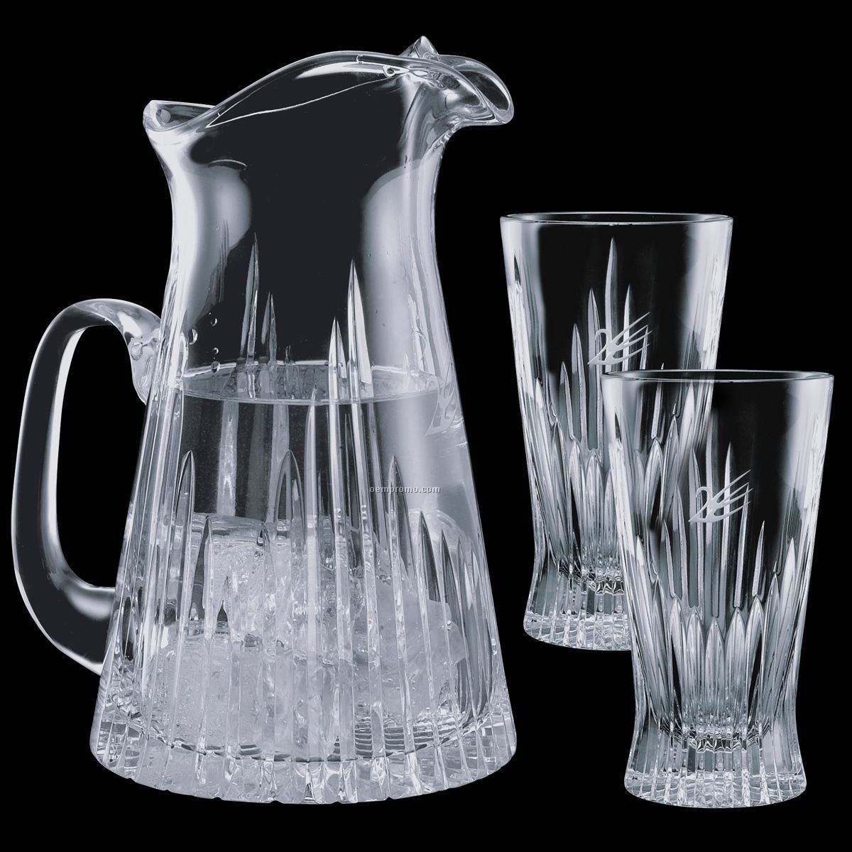 30 Oz. Cromwell Pitcher With 2 Cooler Glasses