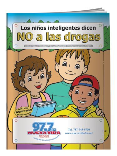 Coloring Book - Smart Kids Say No To Drugs