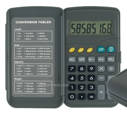 Fold Back Calculator W/ Conversion Chart