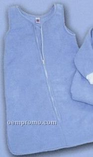 Jersey Sweatshirt Fleece Sleeveless Baby Snuggle Sack With Zipper