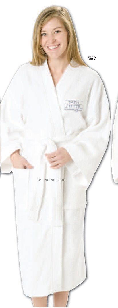 Terry Loop White Bath Robe