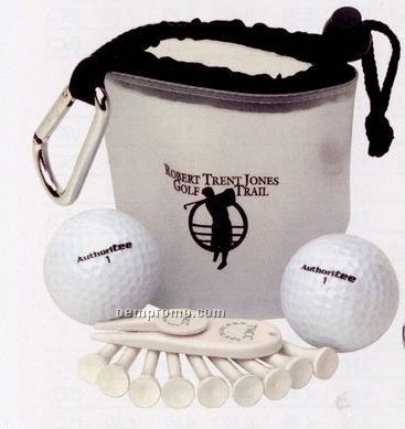 Tour Bag Golf Kit W/ 2 Authoritee Golf Balls