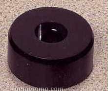 Round Satin Black Lighted Base - 4