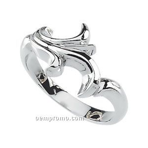 Ladies' 14ky 11mm Metal Fashion Ring