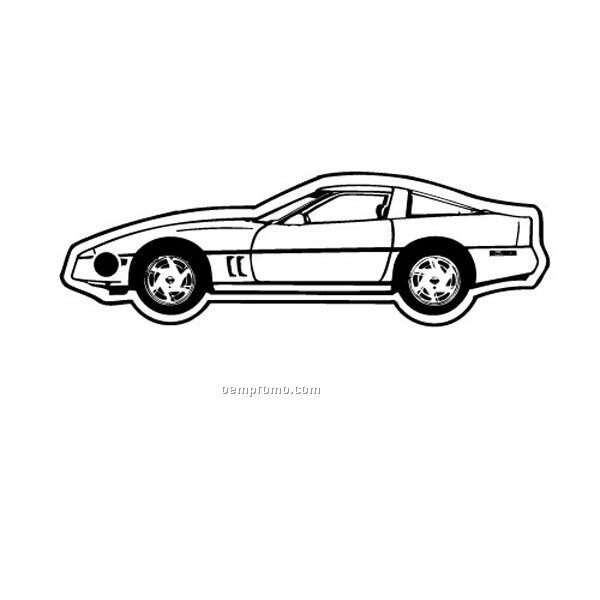 Stock Shape Collection Classic Corvette 3 Key Tag