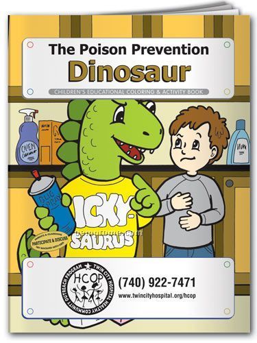 Coloring Book - The Poison Prevention Dinosaur