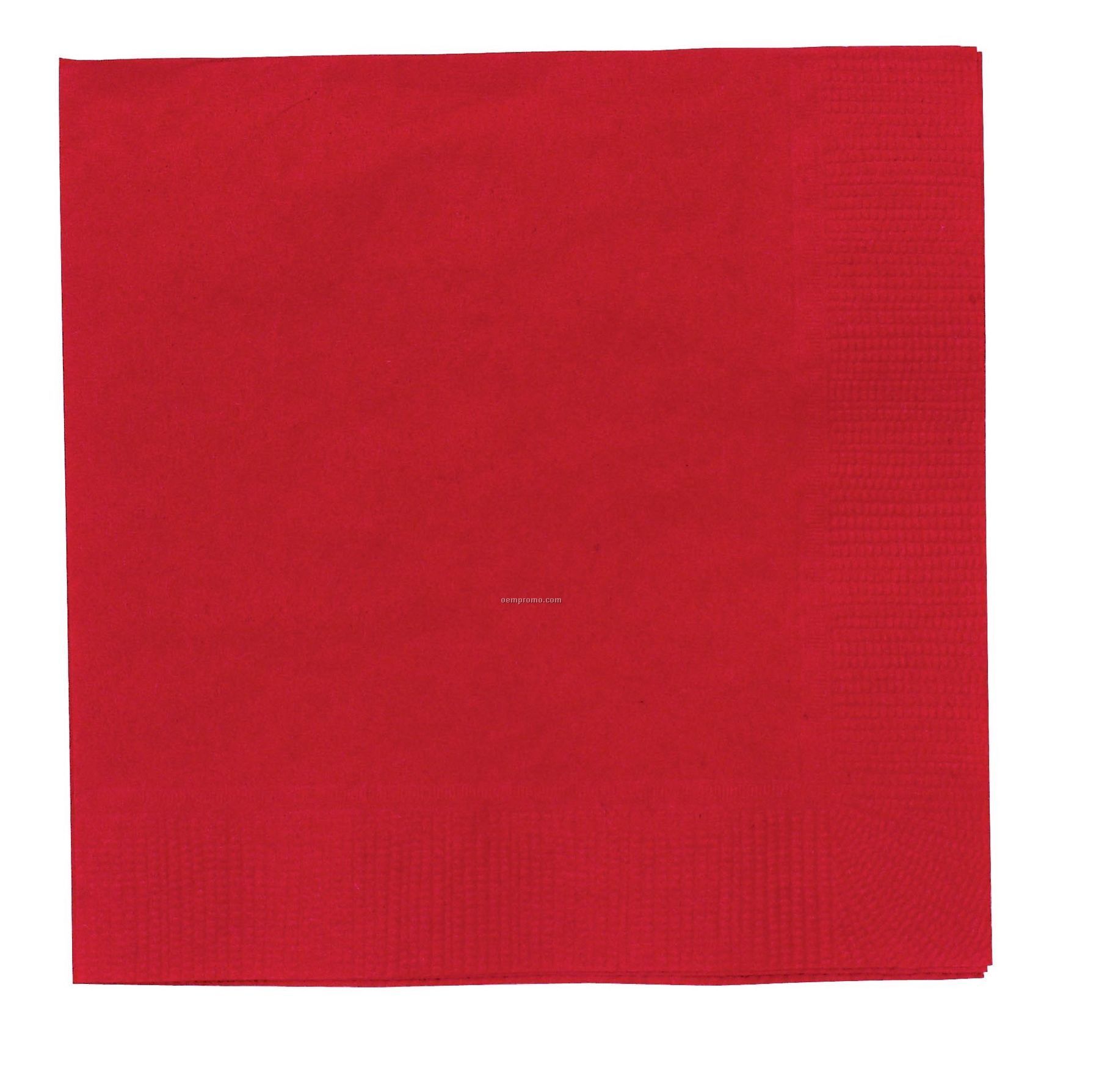 Colorware Classic Red Dinner Napkins With 1/4 Fold