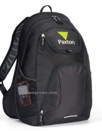 Quest Computer Backpack W/ Padded Shoulder Strap /Black