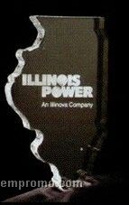 Acrylic Paperweight Up To 12 Square Inches / Illinois