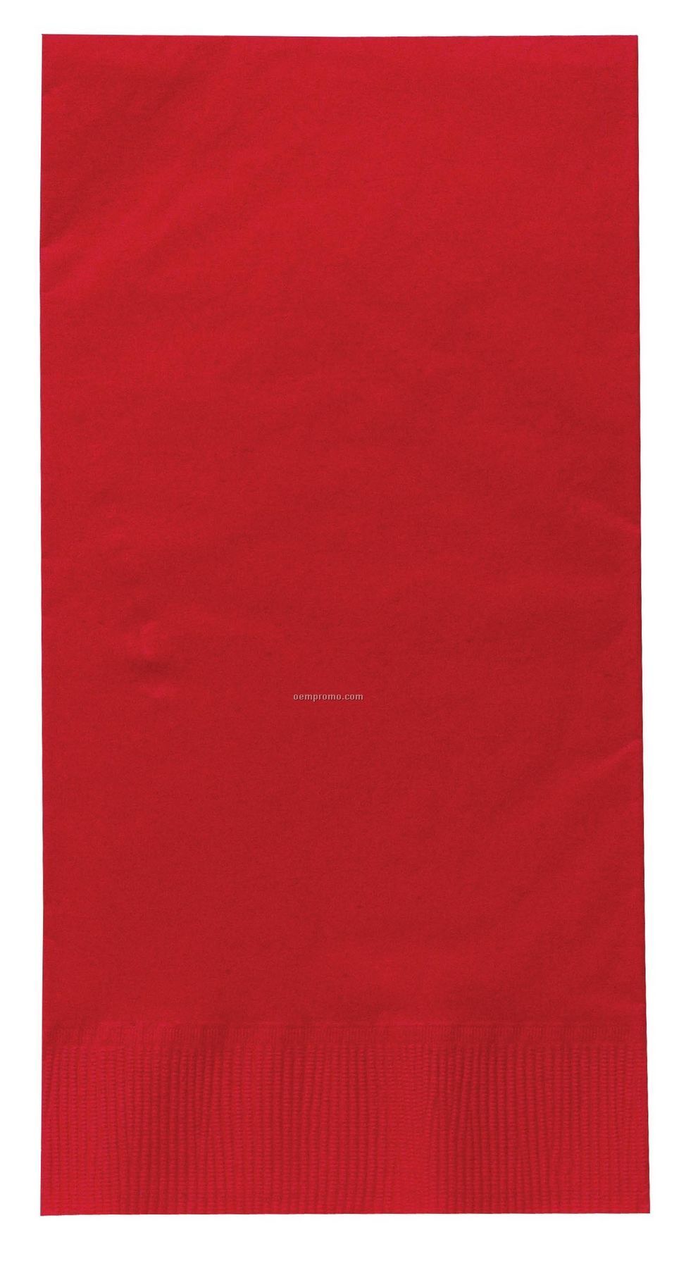 Colorware Classic Red Dinner Napkins With 1/8 Fold