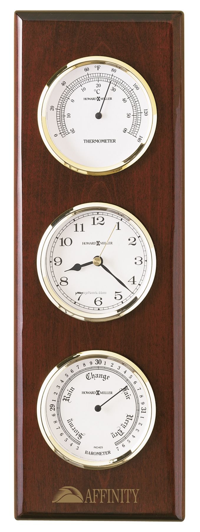 Howard Miller Shore Station Wall Clock W/ Barometer & Thermometer (Blank)