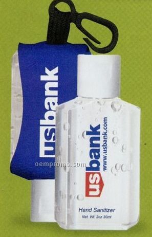 Sanell Hand Sanitizer W/ Custom Imprint & Leash (2 Oz.)