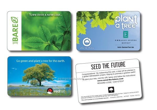 Seed-the-future Tree Card - 2 Trees