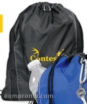 Triumph Sport Backpack W/ Drawstring Closure / Black