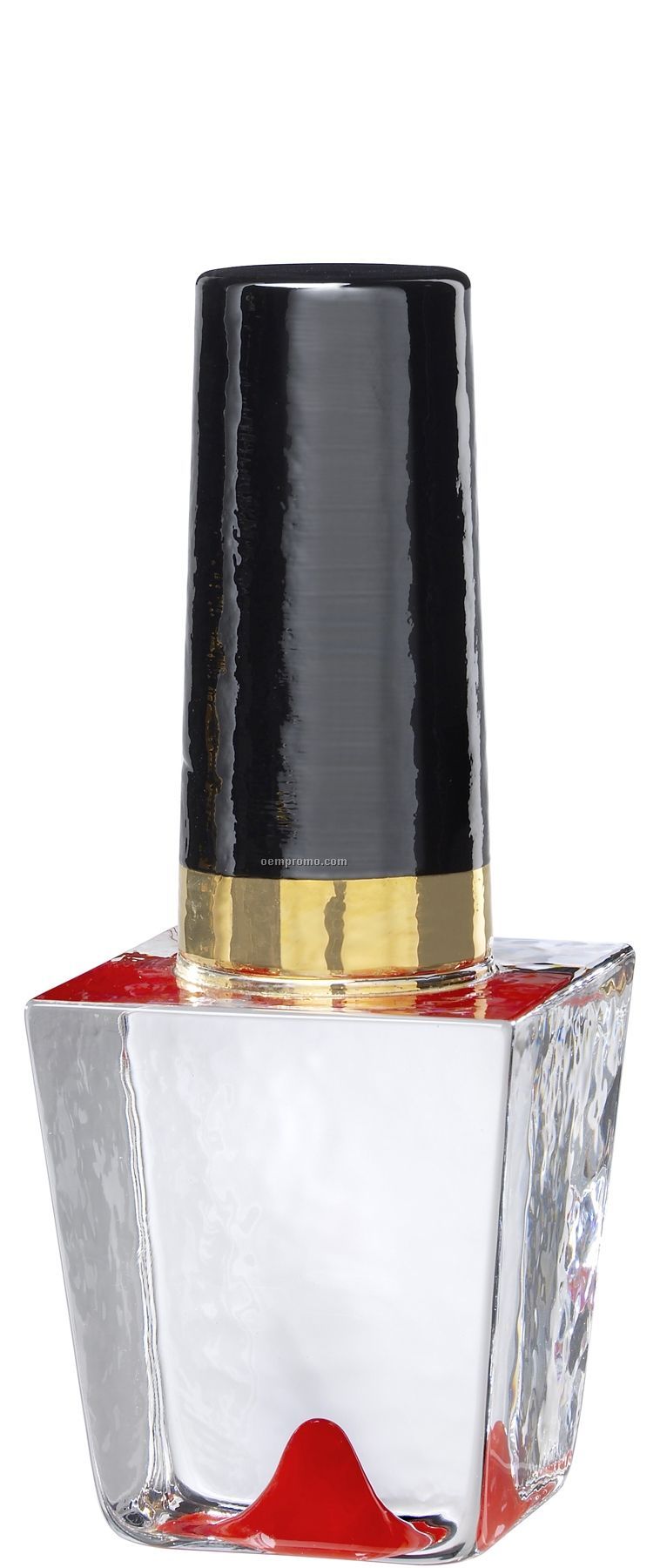 Make Up Glass Nail Polish Bottle Sculpture By Asa Jungnelius (Red)