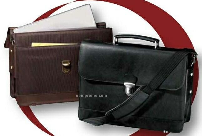 Metro Flap-over Laptop Briefcase