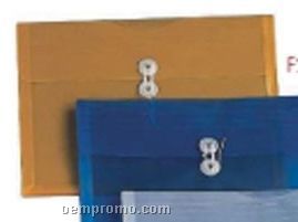 Translucent Envelope W/ Button & String Closure (13
