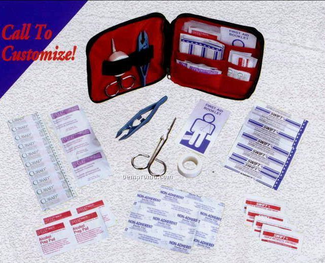 Zippered First Aid Kit - 43 Piece