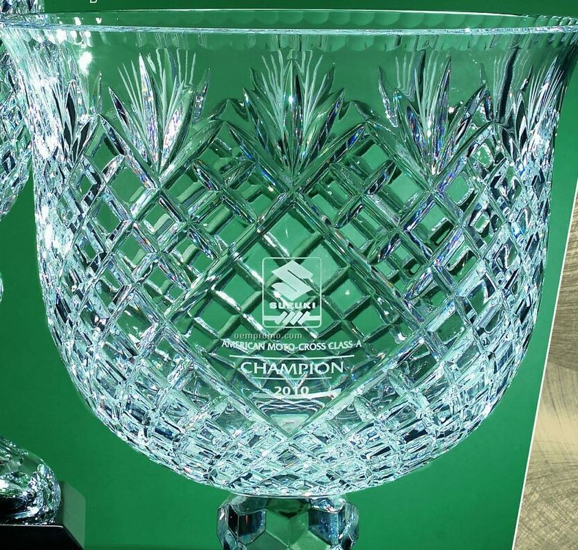 24% Lead Crystal Giant Bowl Vase Award (12