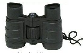 4x Power 30mm Lens Basic Compact Black Binoculars
