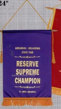 6"X9" Foil Stamped Banner