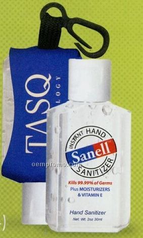 Sanell Hand Sanitizer W/ Custom Leash (2 Oz.)