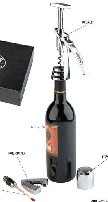 The Blend Traditional Wine Opener Set