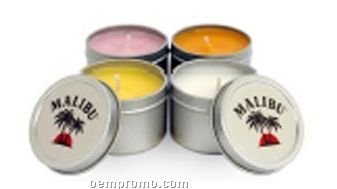 8 Oz. Soy Travel Candle - In Round Tin