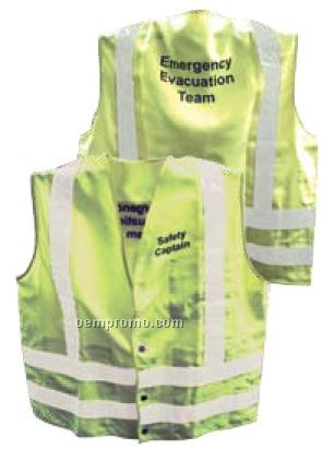 Ansi Class II Safety Vest Rx - Lime Green (X-large)