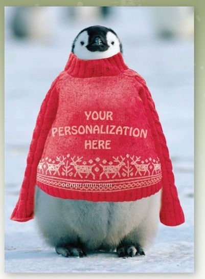 Identity Greetings Personalized Holiday Card - Dressed To Impress