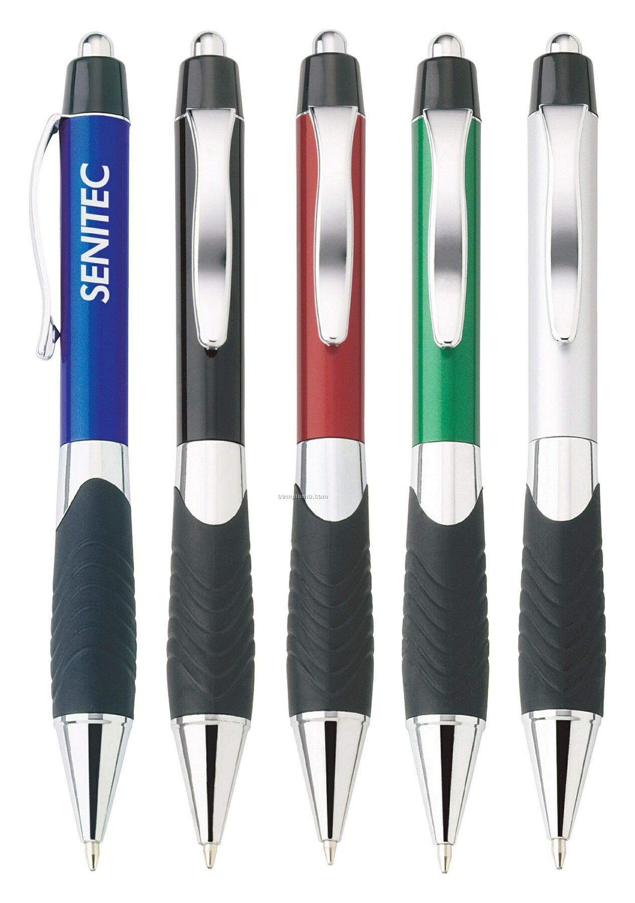 Midas Push-action Ballpoint Pen With Decorative Comfort Grip