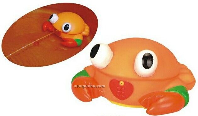 Rubber Squirting Crab Toy
