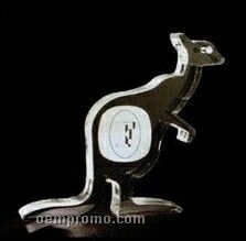 Acrylic Paperweight Up To 12 Square Inches / Kangaroo 2