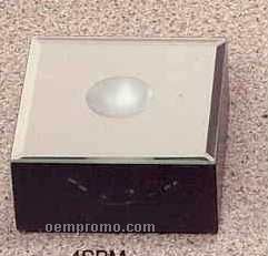 Battery Power Square Beveled Mirror On Top Surface Lighted Base - 4"X4"