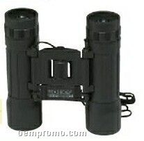 Black 10x25 Power Compact Binoculars