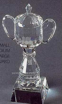 Crystal Award-medium Trophy 7-1/2