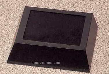 Square Satin Black Solid Base - 7 1/2"X7 1/2"