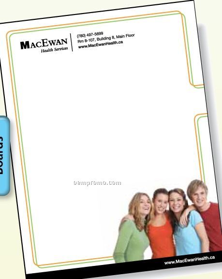 Stock Full Magnetic Back Memo Board (Screen Printed) (5.5"X7.25")