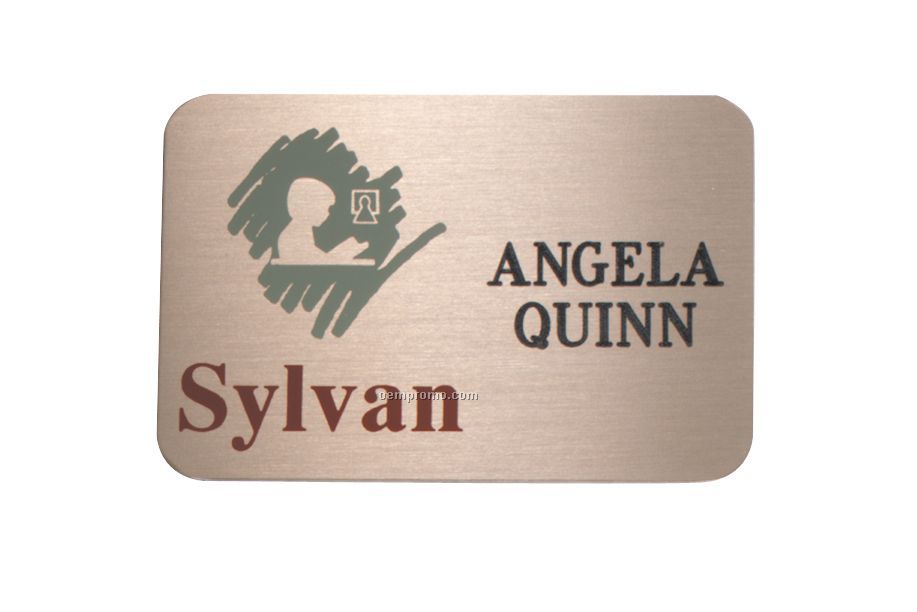 The Aspen Metal Name Badge (6 To 9 Square Inch)