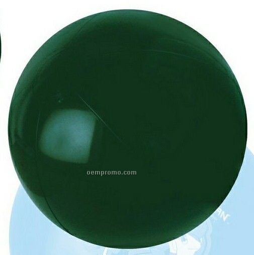 36" Inflatable Solid Green Beach Ball