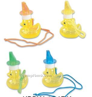 Duck Bubble Whistle Necklace