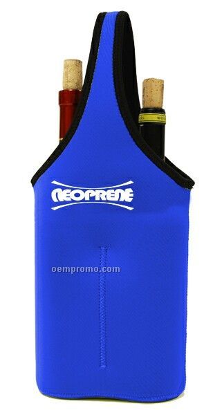 Neoprene Double Bottle Sleeve - Royal Blue