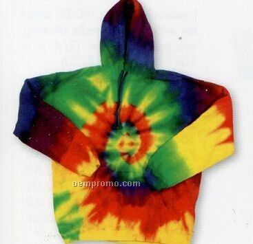 Michelangelo Spiral Tie Dye Hoodie Sweatshirt / Adult (6 Color Pattern)