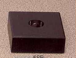 Square Satin Black Lighted Base - 5"X5"