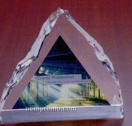 Icy Mountain Lucite Embedment