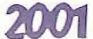 Mylar Shapes Number 2001 (5")
