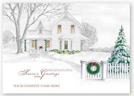 Holiday Accents Industry Specific Holiday Card W/ Lined Envelope